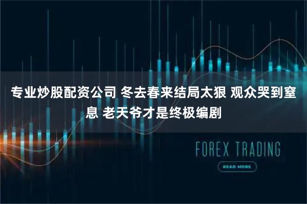 专业炒股配资公司 冬去春来结局太狠 观众哭到窒息 老天爷才是终极编剧